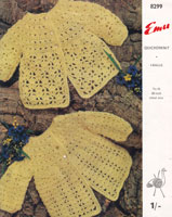 baby vintage jacket crochet pattern 1970s