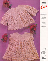 vintage dress and jacket crochet pattern 1970