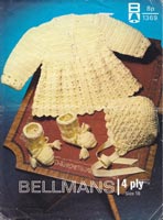 crochet matinee jacket for baby vintage