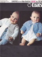 vintage baby crochet jacket pattens