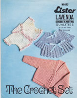 crochet baby matinee jackets vintage