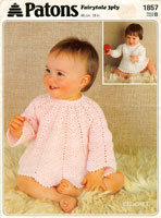 vintage crochet pattern for baby dress