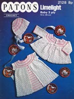 vintage crochet pattern for baby matinee