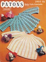 crochet dress for baby pattern vintage