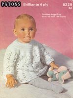 crochet pattern for babies dress vintage