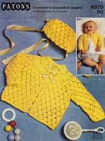 crochet baby pattern vintage patons