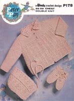 crochet pattern for baby matinee jacket vintage