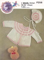 crochet pattern for baby jacket vintage