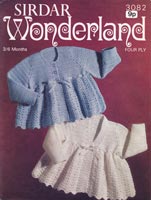 vintage crochet pattern for baby Sirdar