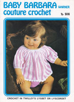 vintage crochet pattern for baby dress
