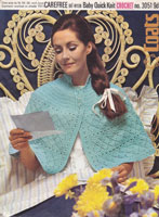 Bedjacket crochet pattern