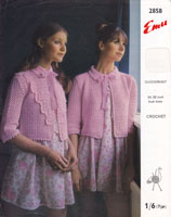 Emu 2858 Crochet Bedjacket Pattern
