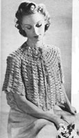 Vintage Crochet Pattern bedjacket