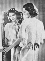 1930s Retro Crochet Bed Jacket crochet Pattern