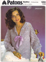 Vintage Bedjacket crochet pattern