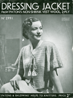 patons crochet pattern ladies bedjacket