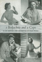Bedjacket crochet knitting pattern
