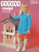 patons2124 crochet little girls dress