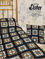 crochet cushion cover and bedspread crochet pattern