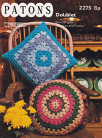 crochet cushion covers vintage pattern 1970s