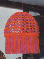 Lampshade crochet pattern