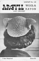 vintage crochet ladies hat