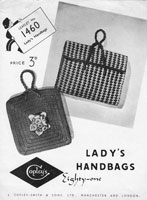 vintage bag knitting pattern 1940
