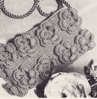 Classic retro evening bag crochet pattern