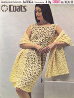 vintage crochet dress pattern 1969 coats3036