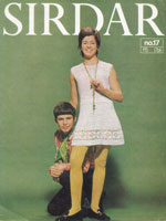 vintage ladies crochet dress sirdar17