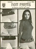 vintage crochet hot pants pattern