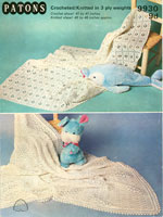 vintage knitting pattern for shawls