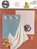 crochet pram or cot blanket pattern vintage