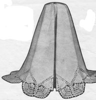 vintage crochet shawl pattern 1920