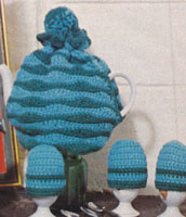 Crochet tea cosy pattern
