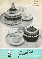 Vintage 1950s crochet tea cosy pattern