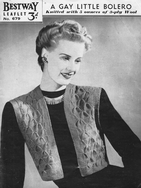 Vintage Ladies knitting patterns available from Fab40s.co.uk