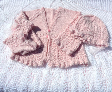 hand knitted baby clothes