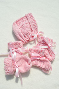 hand knitted baby clothes