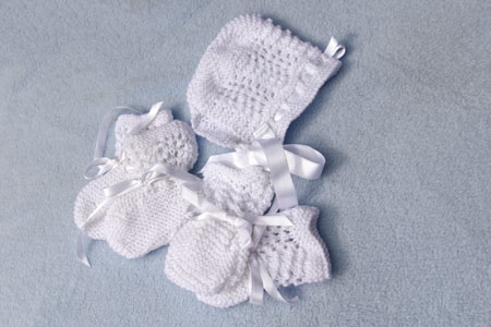 hand knitted baby clothes