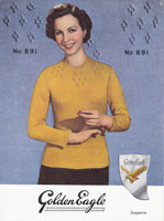 Great vintage ladies jumper knitting pattern