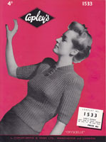 vintage ladies jumper knitting pattern