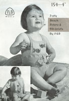 vintage baby swim suit knitting pattern