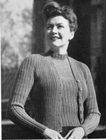 vintage ladies knitting pattern 1945