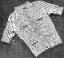 ladies cardigan knitting pattern from 1946