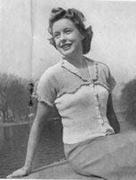vintage ladies summer jumper kniting pattern from 1946