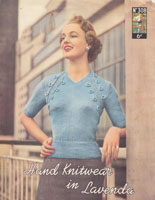 Great vintage ladies jumper knitting pattern