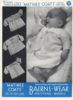 vintage 1930s baby matinee coat knitting patterns