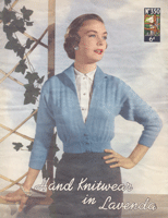 Great vintage ladies cardigan knitting pattern