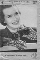 vintage ladies fair isle knitting patterns